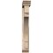Ekena Millwork Merced Traditional Smooth Bracket w/ Offset Brace, Douglas Fir, 5 1/2"W x 34"D x 40"H BKT0604X34X40MRC01SDF - alternate 3